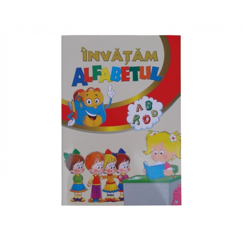 Carte de colorat cu litere –  învățăm alfabetul de la A la Z